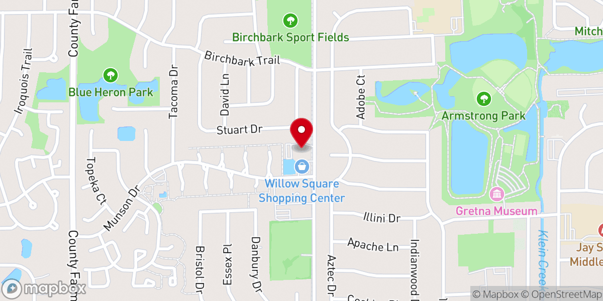 Map showing location of Gospelife Church- Carol Stream