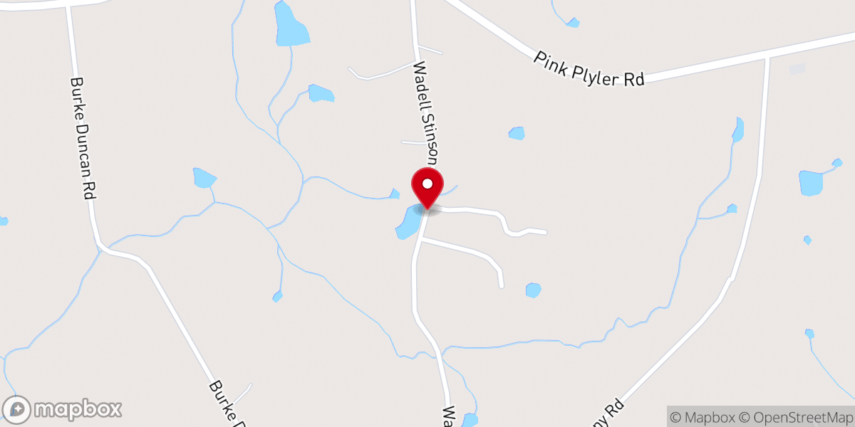 Map showing location of Greater New Hope Christian Association