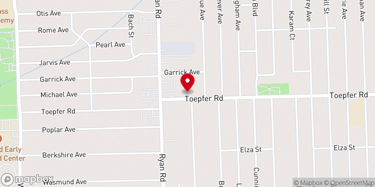 Map showing location of Kingdom of God Tabernacle