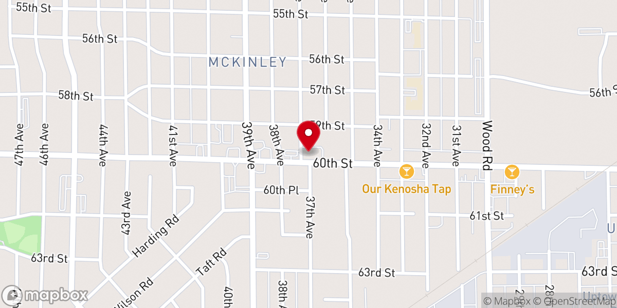 Map showing location of North Point Church