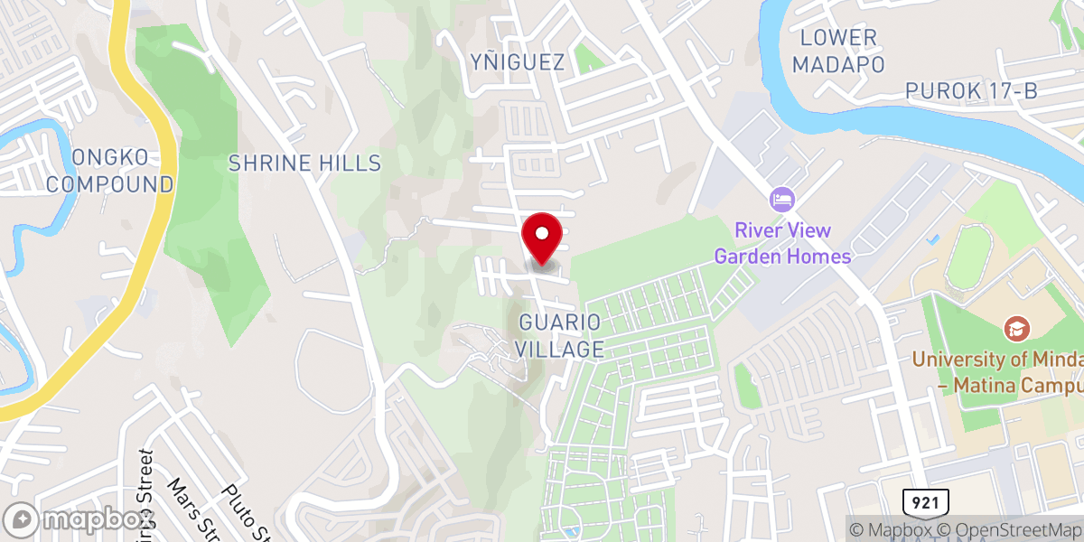 Map showing location of Bethsaida Missionary Baptist Church