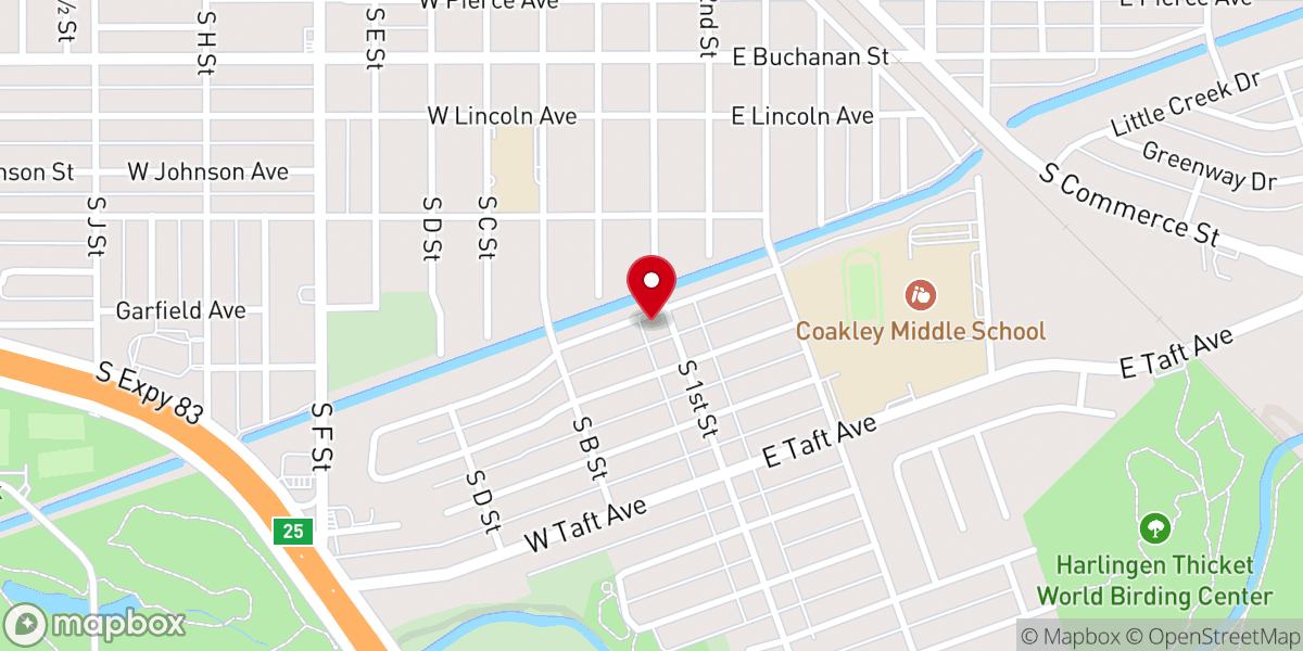 Map showing location of The Camp