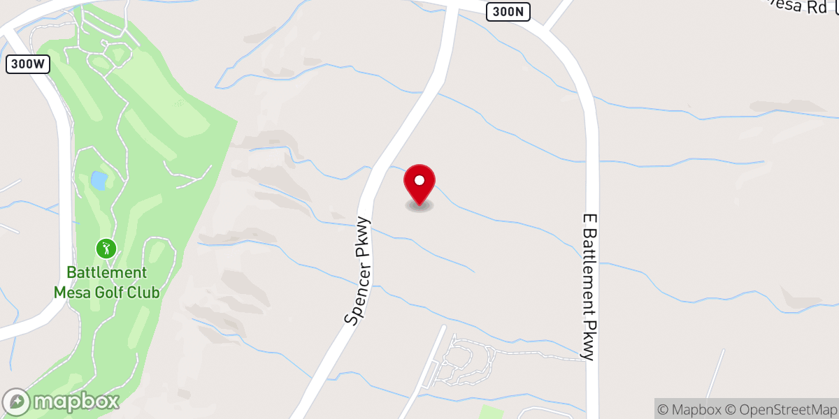 Map showing location of Grace Bible Church
