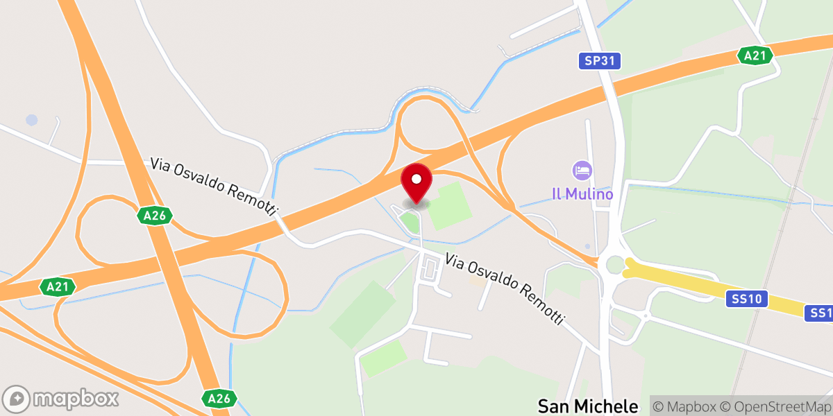 Map showing location of Chiesa Parrocchiale di San Michele Arcangelo