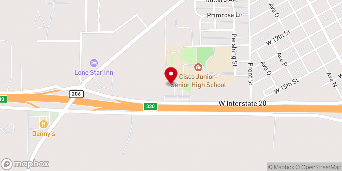 Map showing location of Myrtle Wilks Community Center