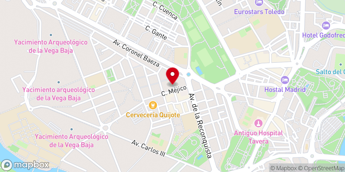 Map showing location of Misioneras Lumen Chisti