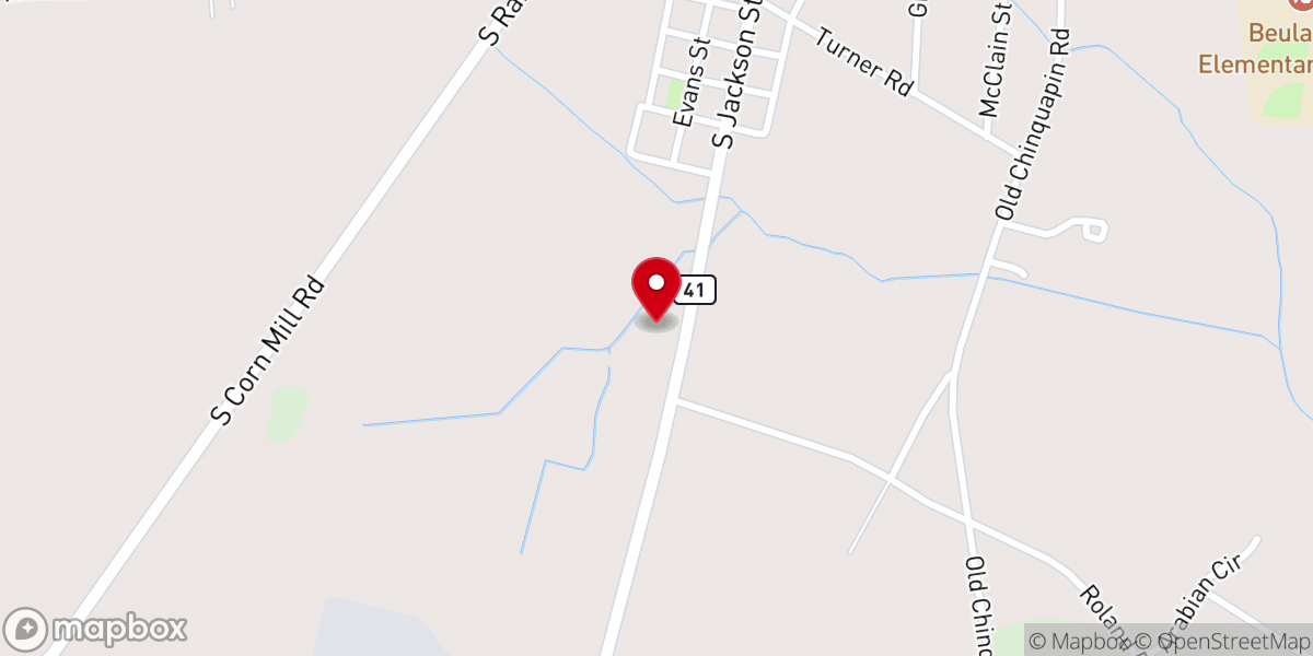 Map showing location of Truelife Church