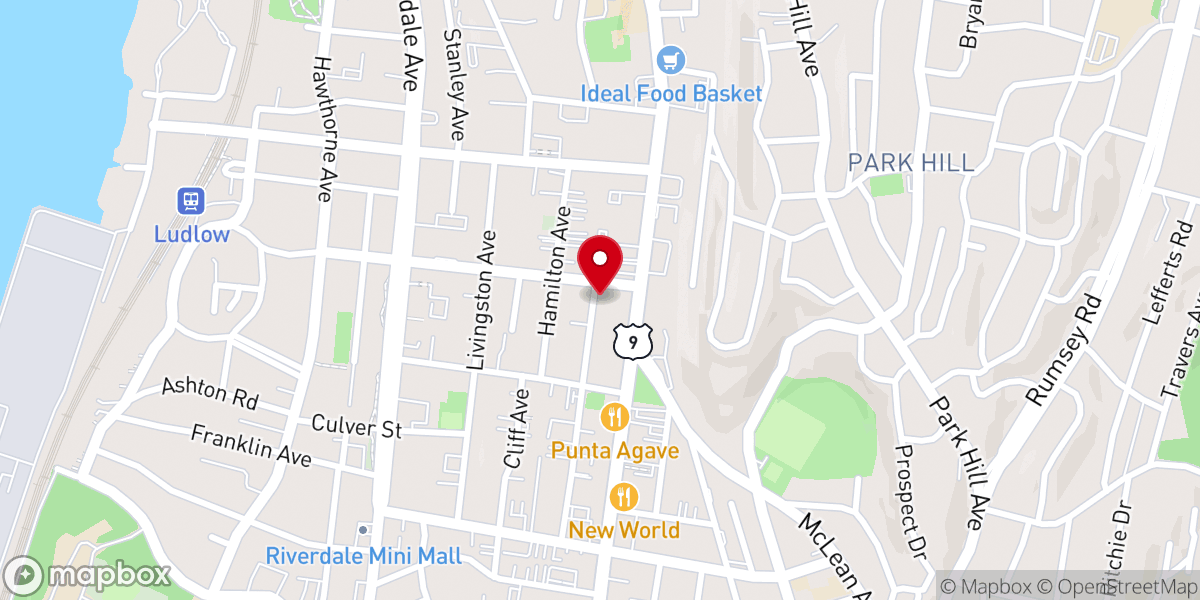 Map showing location of Shrine of the New Covenant Church