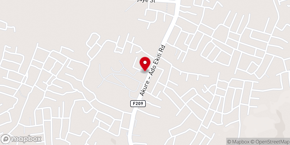 Map showing location of Christ Church (Anglican Communion)