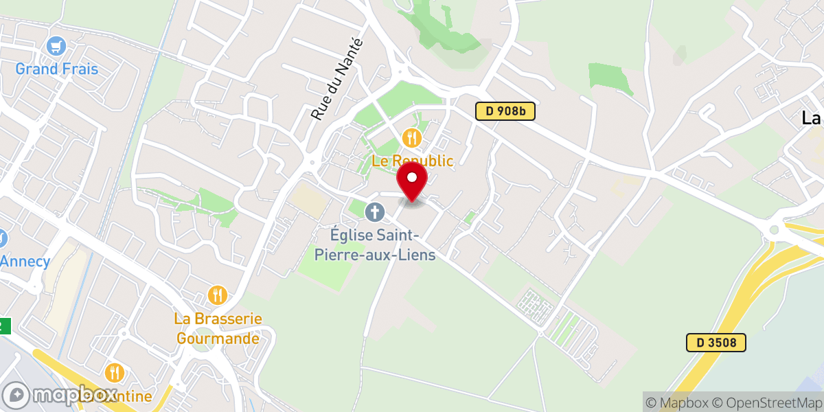 Map showing location of Epagny - Église Saint-Pierre-aux-Liens