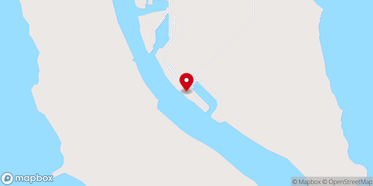 Map showing location of Jean Lafitte Harbor