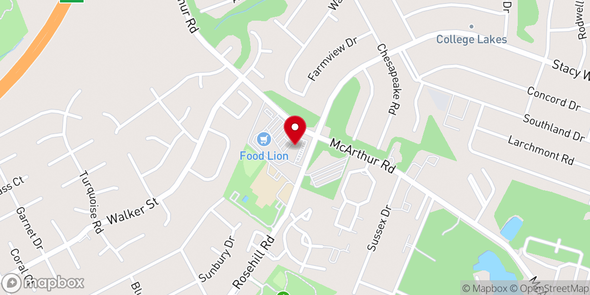 Map showing location of MT Moriah Pentecostal Freewill Baptist Church