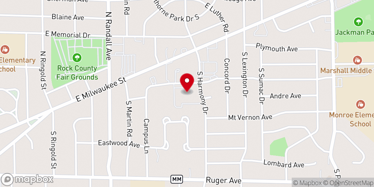 Map showing location of Cargill United Methodist Church