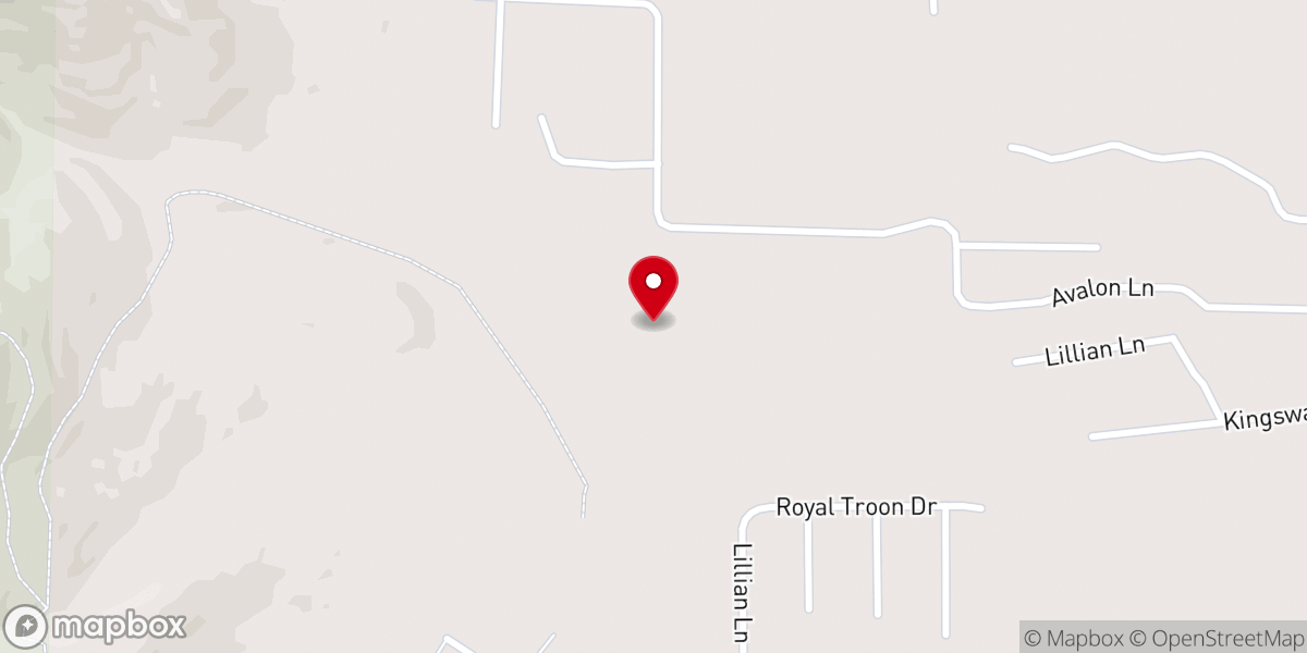 Map showing location of Greenbrier Church of Christ