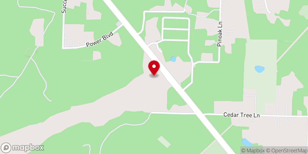 Map showing location of Grace Valley Baptist Church