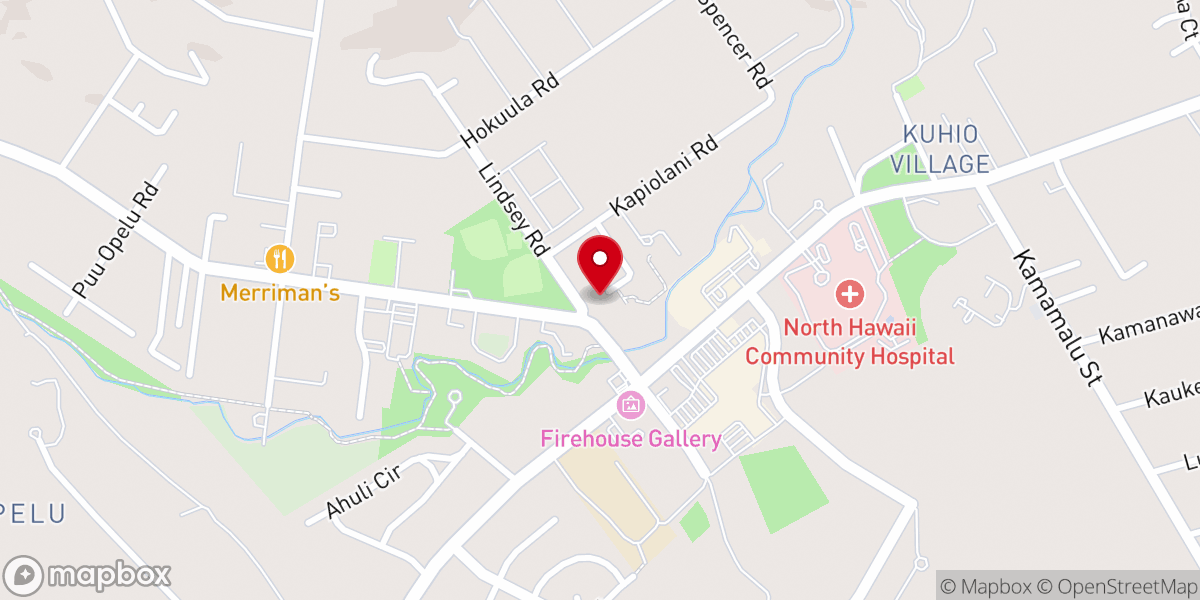 Map showing location of Parker School