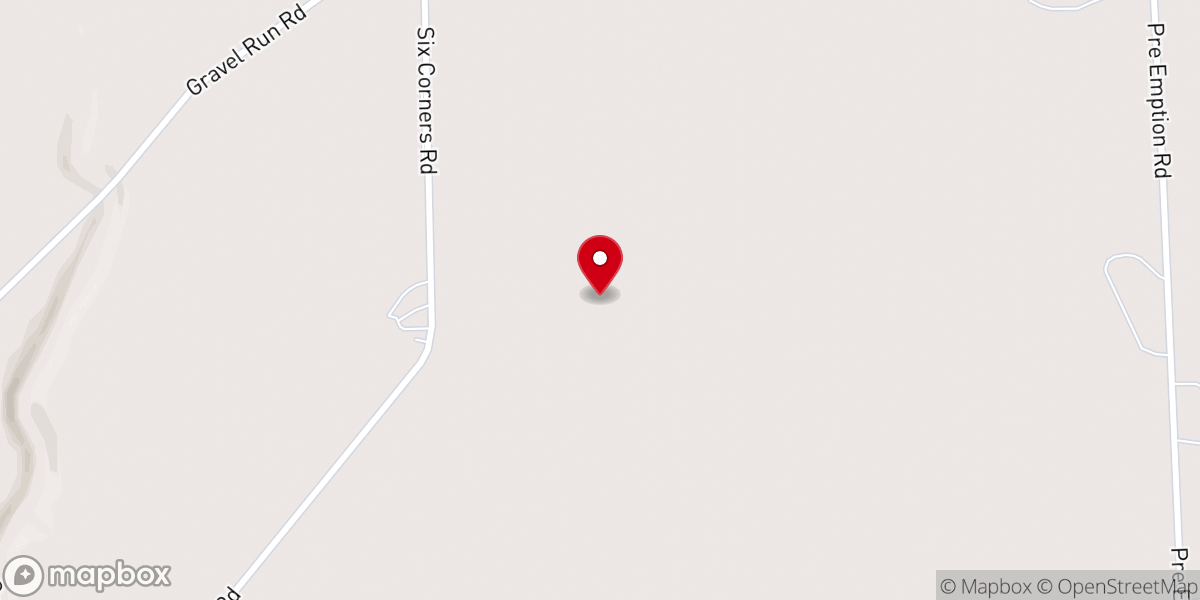Map showing location of Cobblestone Springs Inc