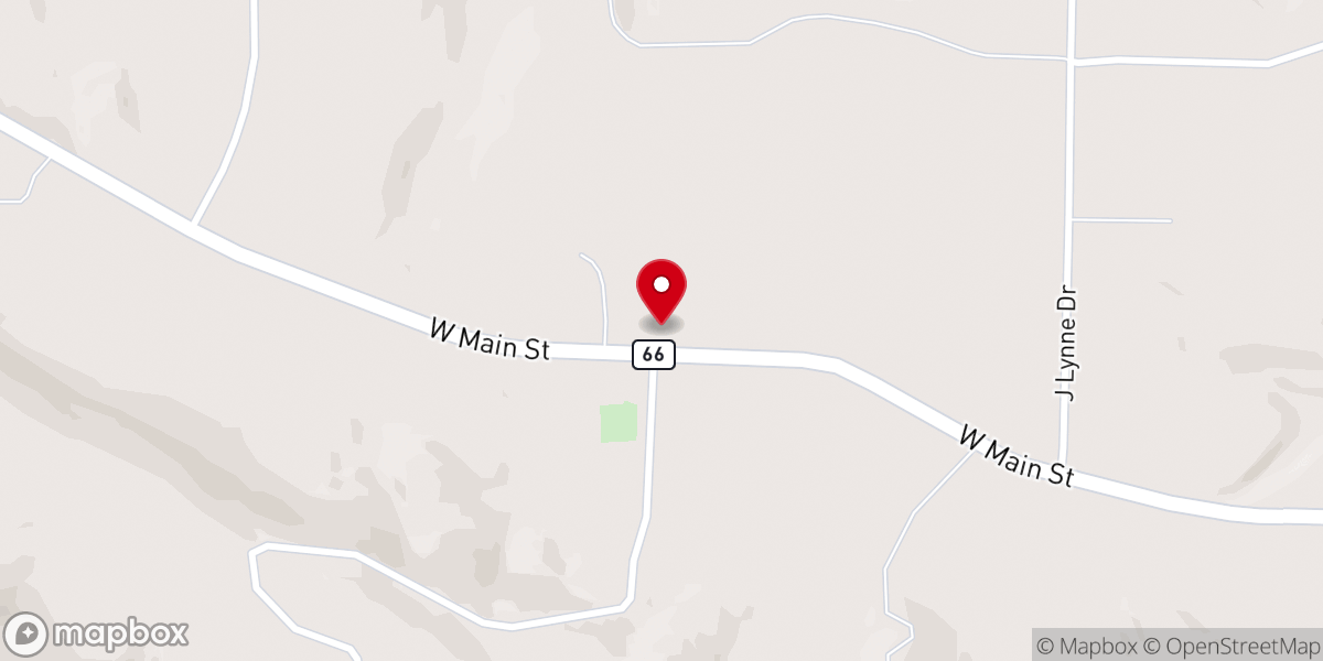 Map showing location of Red Doors Missionary Baptist Church