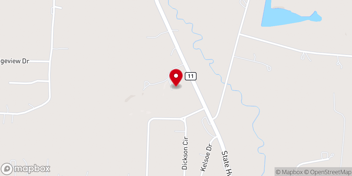 Map showing location of A Christian Fellowship Church