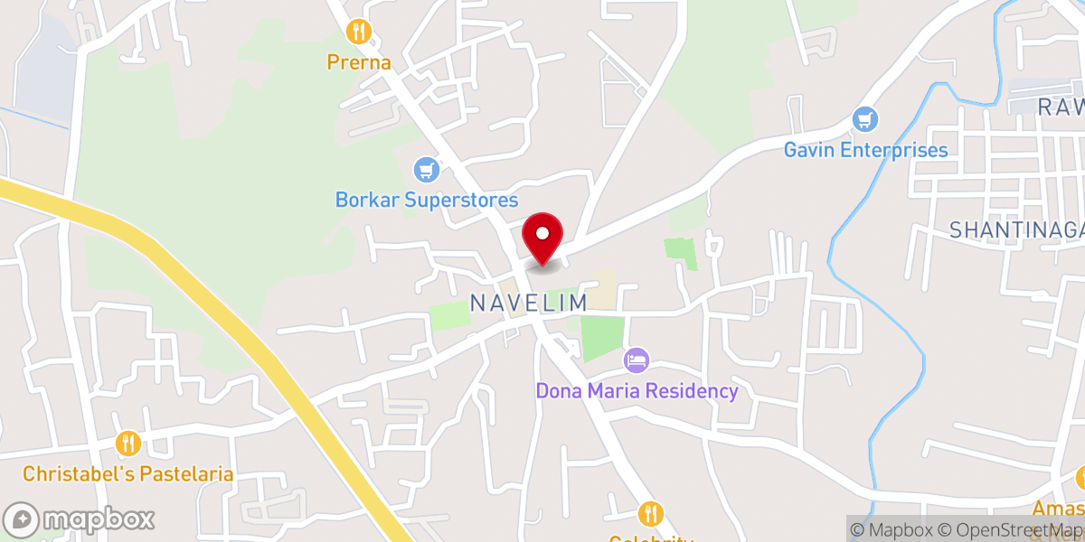 Map showing location of Our Lady of Rosary Church
