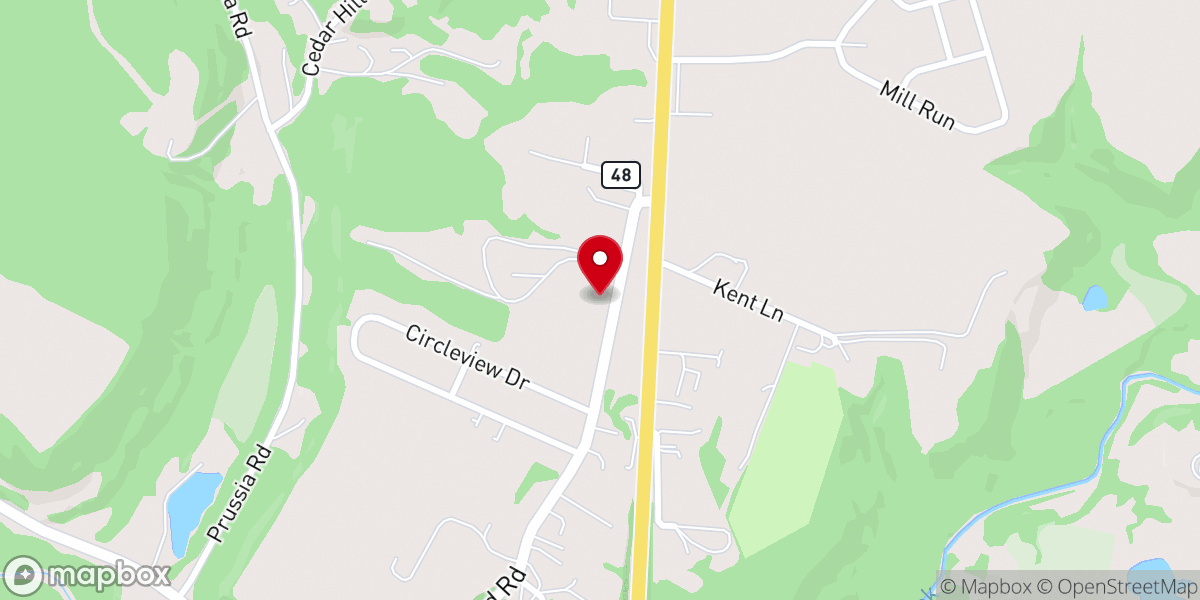 Map showing location of Turnpoint Ministries