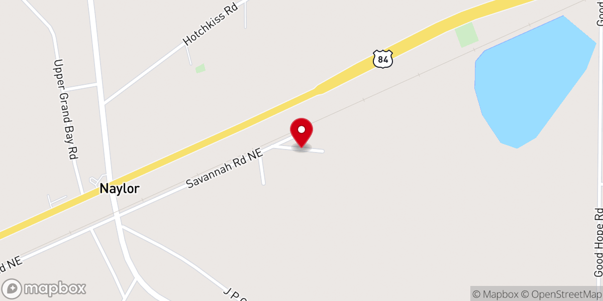 Map showing location of Saint Marys Church
