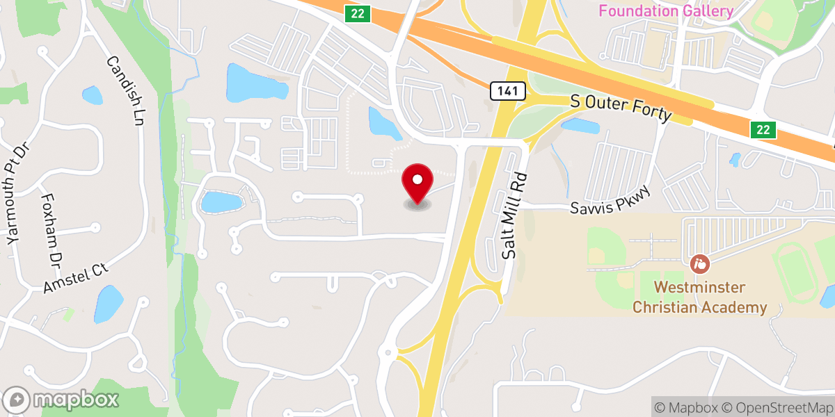 Map showing location of Sisters of St Peter Claver