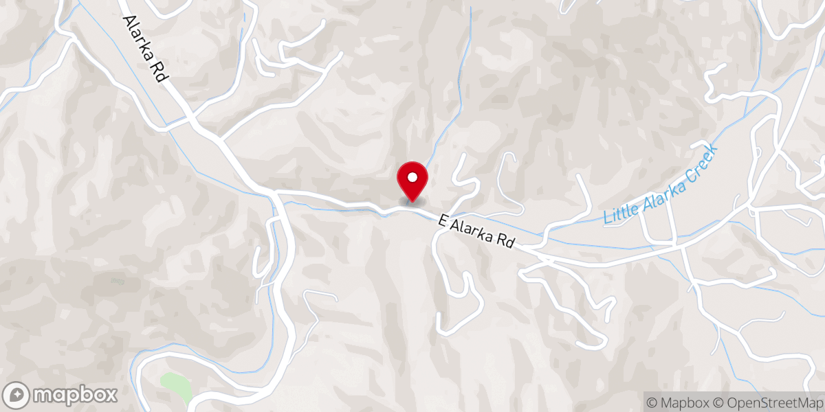 Map showing location of Mountain Creek Church