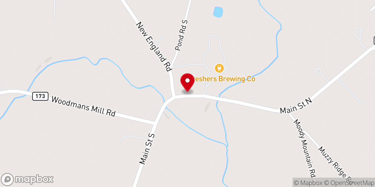 Map showing location of Fraternity Village General Store