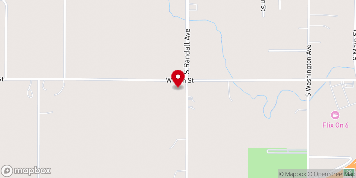 Map showing location of Victorious Life Center