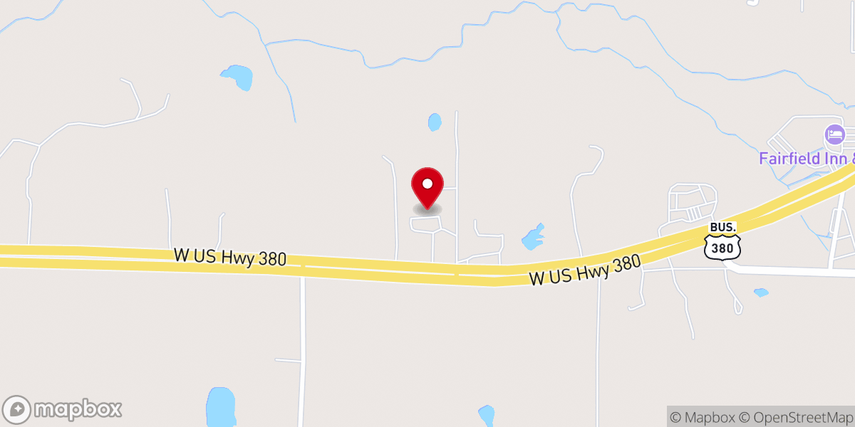 Map showing location of Trinity Fellowship Decatur