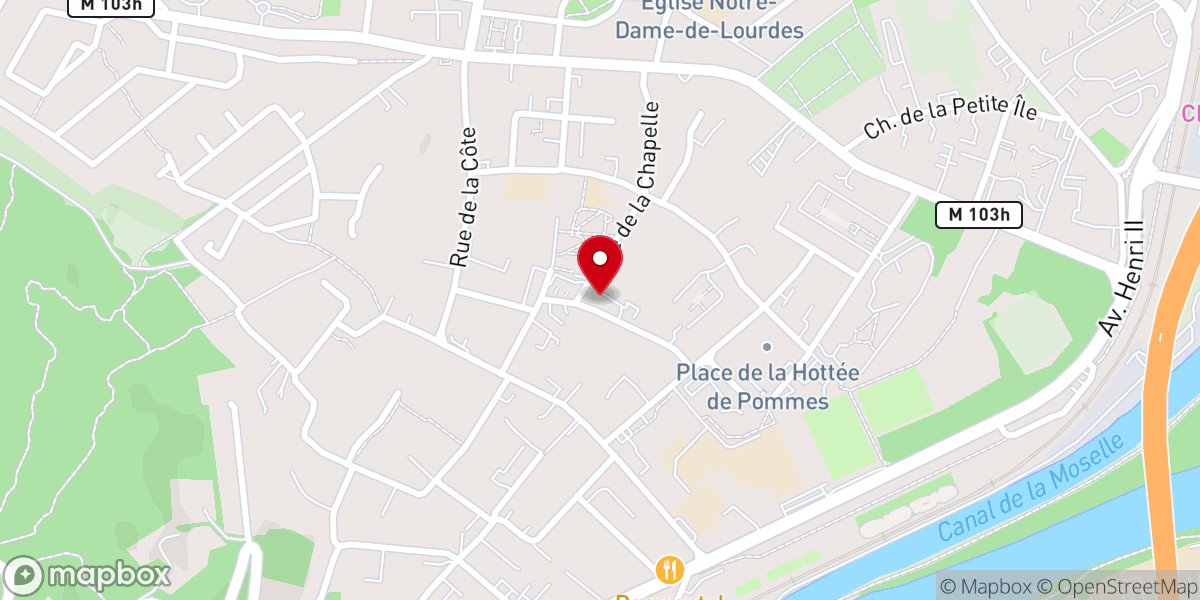 Map showing location of Couvent Soeurs Franciscaines de Le Ban-Saint-Martin