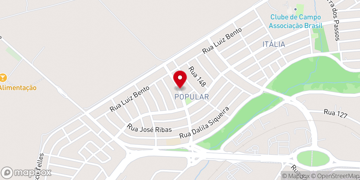 Map showing location of Paróquia Maria Medianeira das Graças (Matriz)