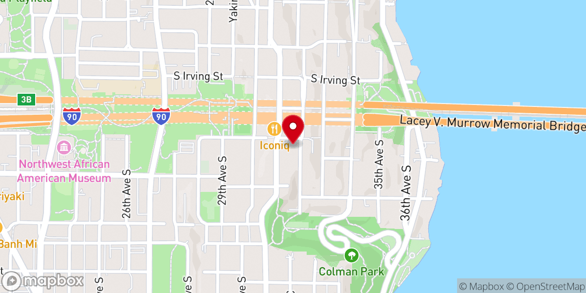 Map showing location of Saint Clements Episcopal Church