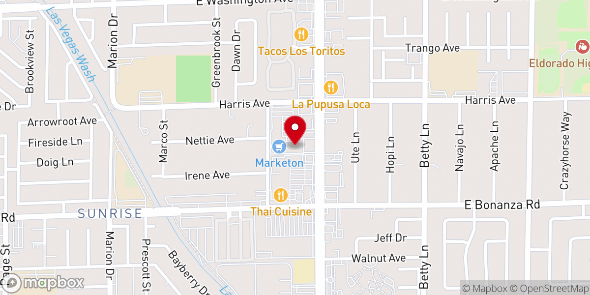 Map showing location of Ministerios vida nueva