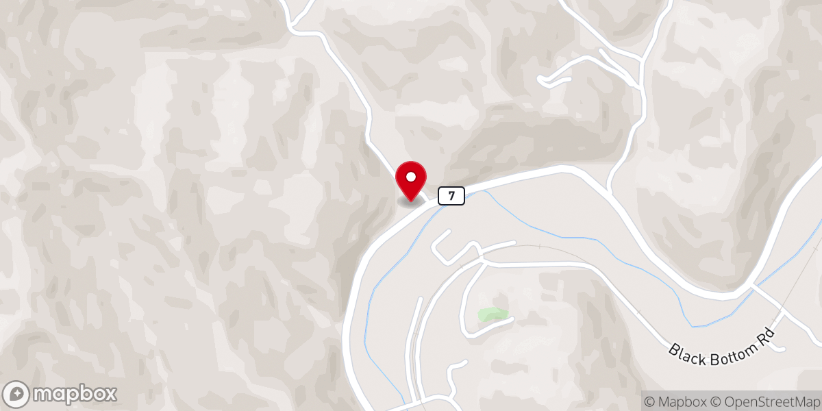 Map showing location of Jeremiah Baptist Church