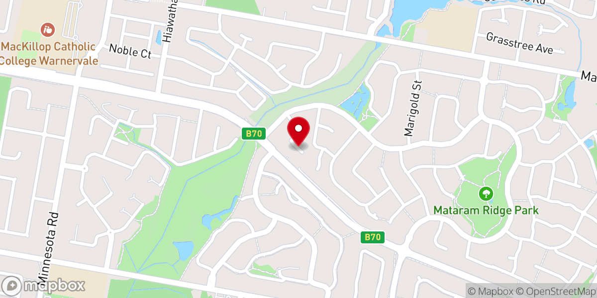 Map showing location of Revelation Christian Church