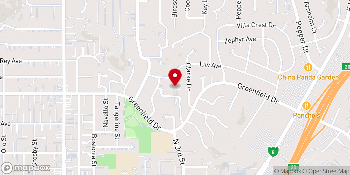 Map showing location of Saint Kieran Catholic Church