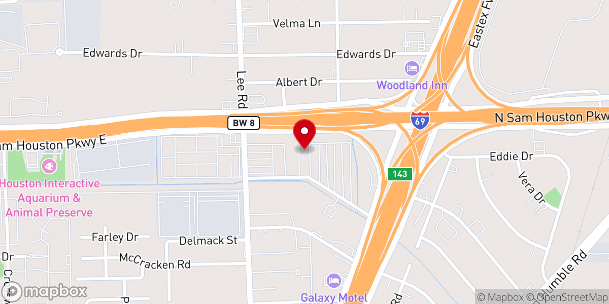 Map showing location of Towers of Hope Church