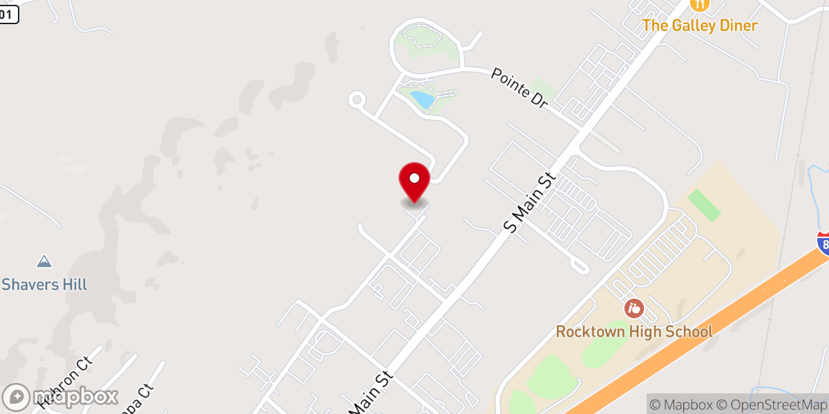 Map showing location of New Life Pentecostal Church