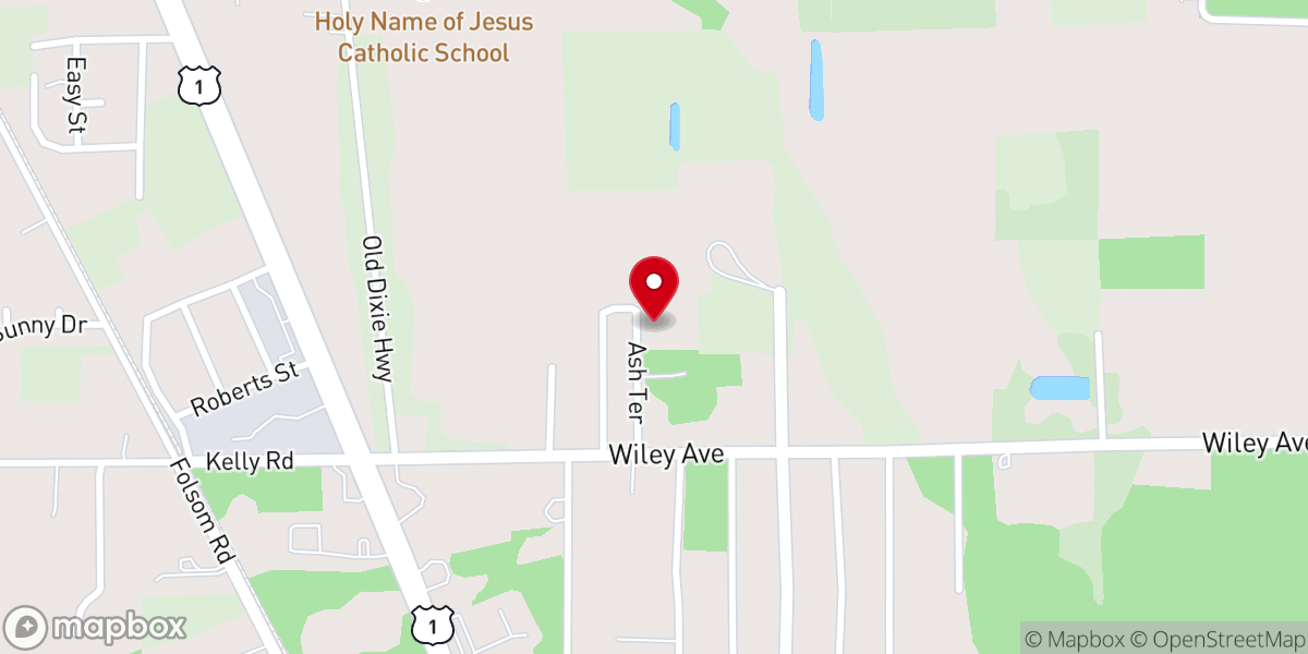 Map showing location of Greater Mt Calvary Church of God