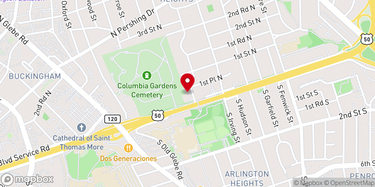Map showing location of Faith Lutheran Preschool