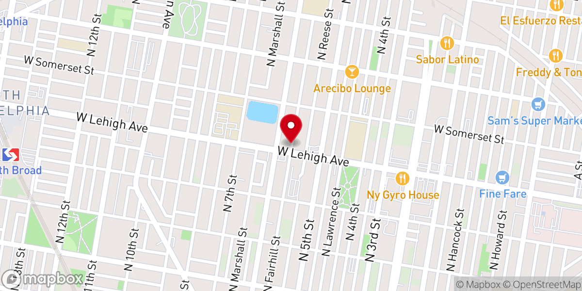 Map showing location of Fathers House of Prayer Mission Baptist Church