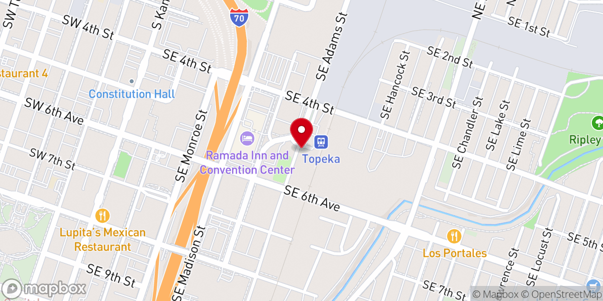 Map showing location of Victory City Church