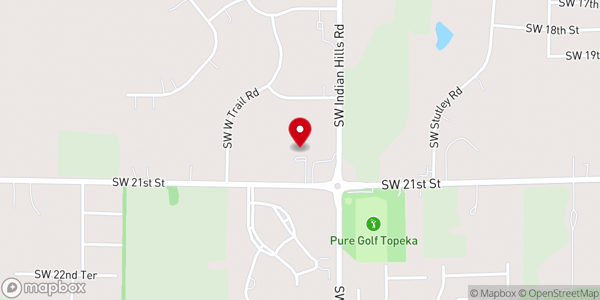 Map showing location of Good Shepherd Church