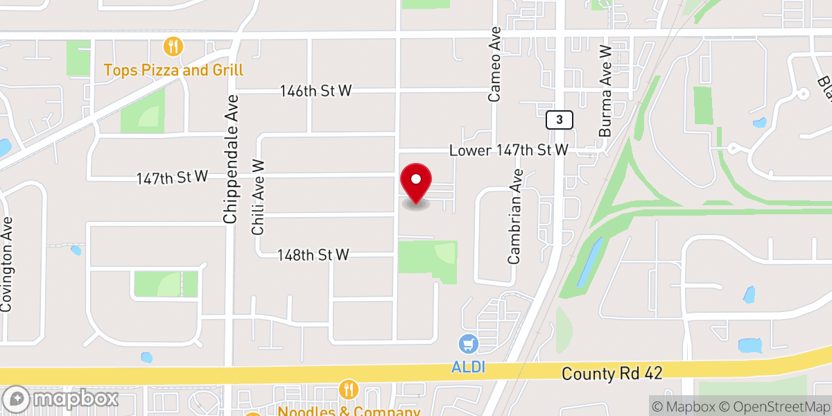 Map showing location of The Well, A United Methodist Church