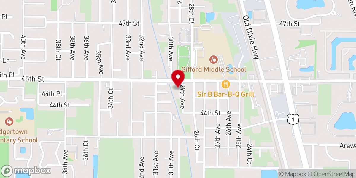 Map showing location of Saint Elizabeth Church of Deliverance