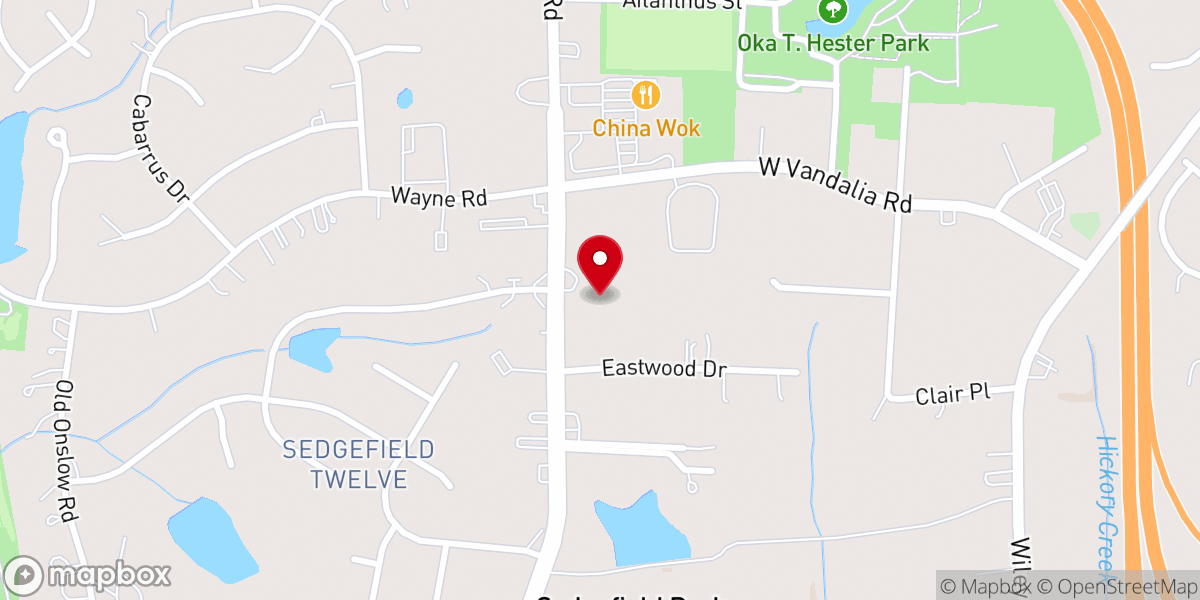 Map showing location of Celia Phelps United Methodist Church