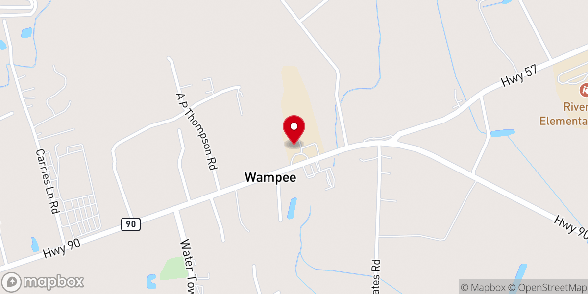 Map showing location of North Myrtle Beach Christian School