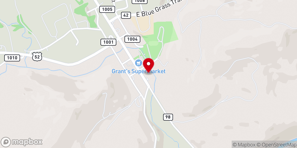 Map showing location of LUTHERAN PRESBYTERIAN FELLOWSHIP HALL